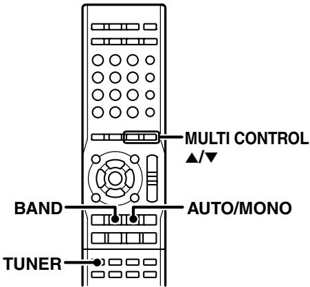 KENWOOD KRF-V5300D - Réglage des stations radiophoniques (non-rds) - 2