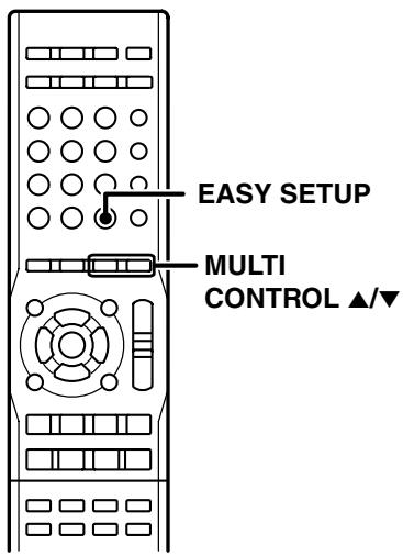 KENWOOD KRF-V5300D - Configuration des enceintes (easy setup) - 1