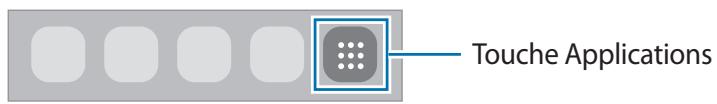 SAMSUNG GALAXY S20FE CLOUDLAVANDER - Passer de l'écran d'accueil à la liste des applications - 2