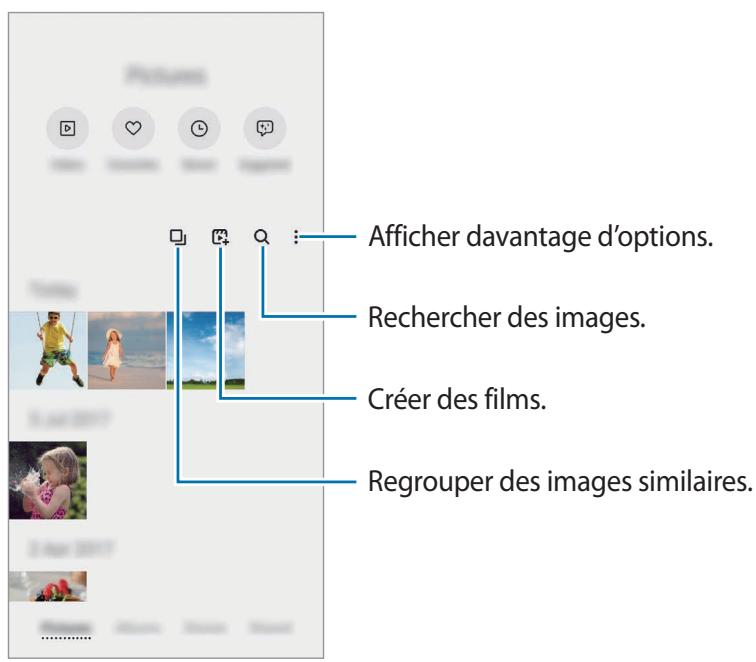 SAMSUNG GALAXY S20FE CLOUDLAVANDER - Utiliser la galerie - 1