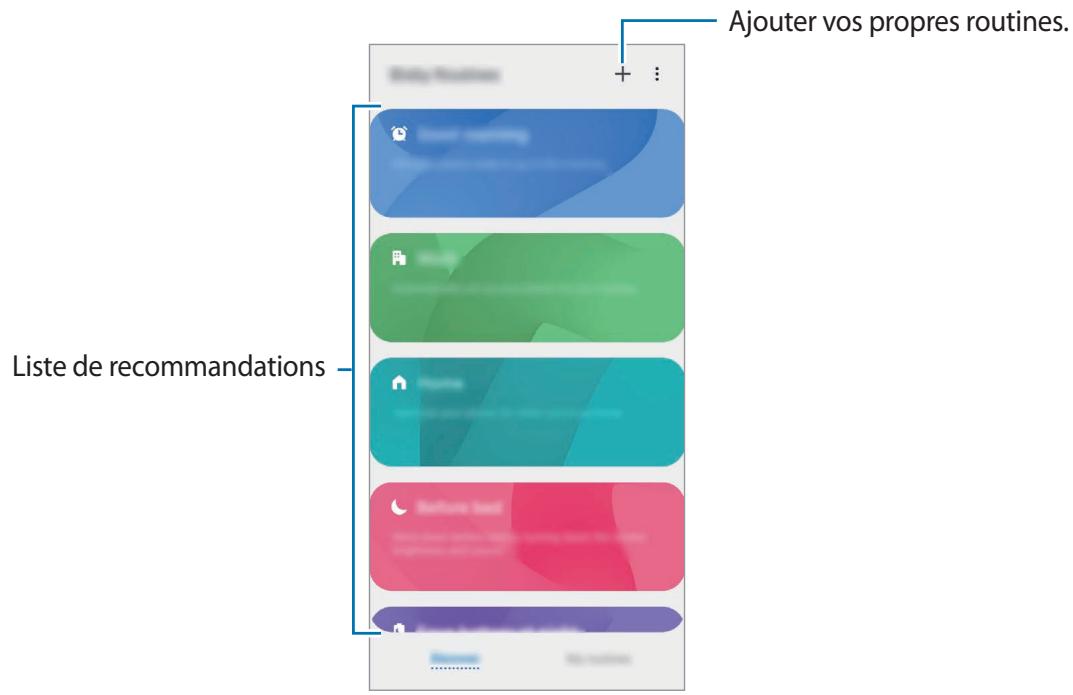 SAMSUNG GALAXY S20FE CLOUDLAVANDER - Ajouter des routines - 1