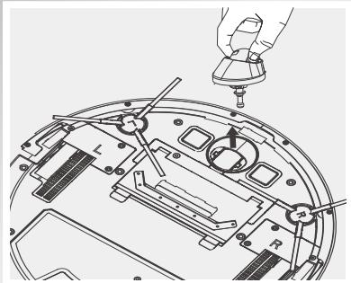 ZACO V80 - Nettoyage de la roue avant - 1