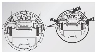 ZACO V80 - Nettoyage capteur et point de contact de recharge - 1