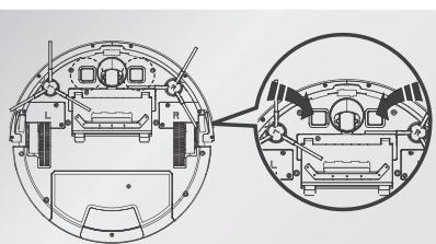 ZACO V80 - Nettoyage capteur et point de contact de recharge - 2