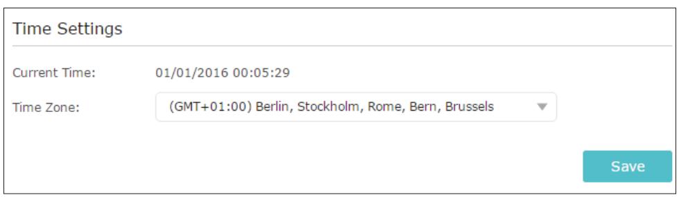 TP-LINK RE200 - To get system time: - 1