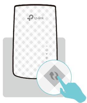 TP-LINK RE200 - Method One: Via the WPS Button - 2