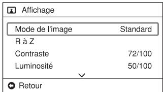 SONY HMZT3W - Opérations de base des menus - 2