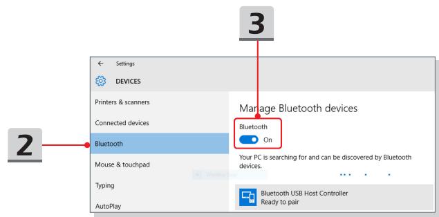 MSI Gl62 60D-487-FR - Activer la connexion bluetooth - 3