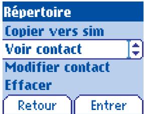 SAGEM M2002 - Utilisation du répertoire - 4