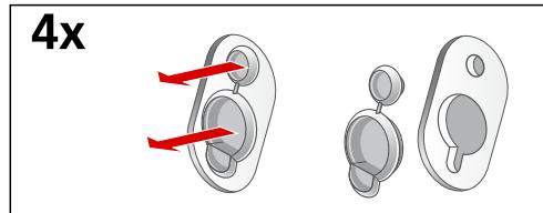 8OSCH WAQ28321FF - Poser les cales de transport : - 1