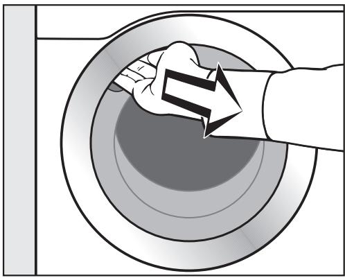 MIELE LaveLingEWM507DVSST - Ouvrir la porte - 1