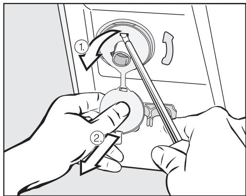 MIELE LaveLingEWM507DVSST - Démonter les sécurités de transport - 1