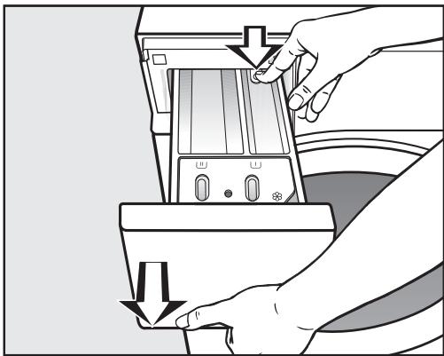 MIELE LaveLingEWM507DVSST - Nettoyer le bac à produits - 1