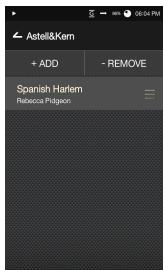 ASTELL KERN AK100 - Edit the Playlist Order - 1