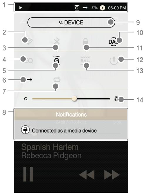 ASTELL KERN AK100 - Notification Bar - 1
