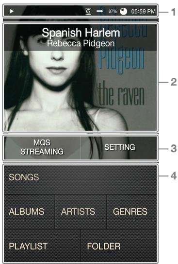 ASTELL KERN AK100 - Home Screen - 1