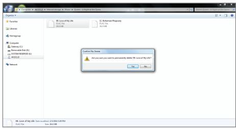 ASTELL KERN AK100 - Delete Files/Folders on the Device - 1