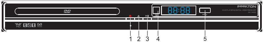 PEEKTON PK7400DVD - Télécommande (suite) - 1