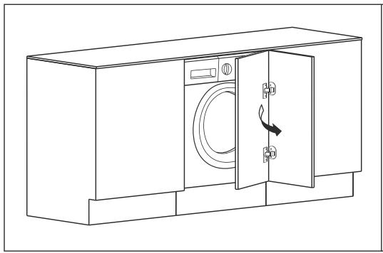 THOMSON TWBI6120 - Perçage des trous dans une porte de meuble (non fourni) - 2