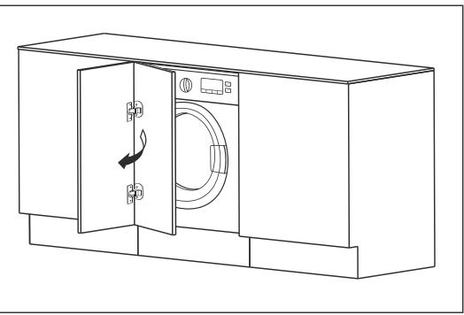 THOMSON TWBI6120 - Perçage des trous dans une porte de meuble (non fourni) - 3