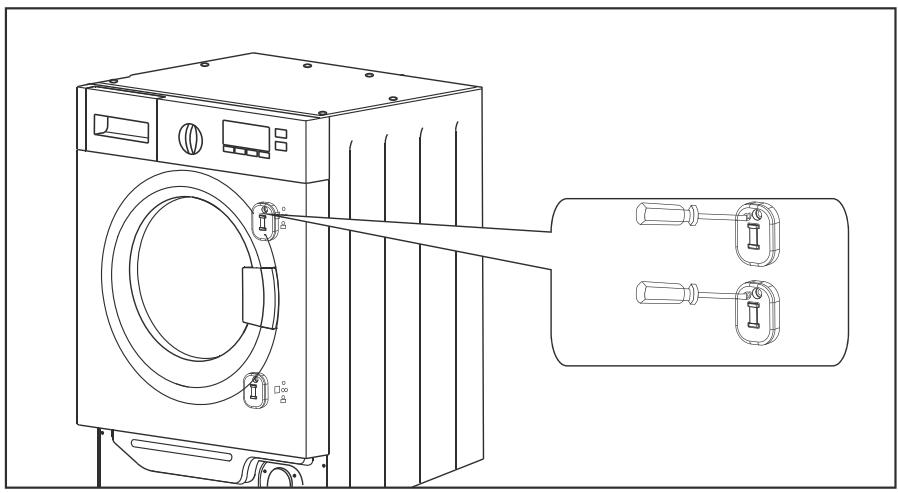 THOMSON TWBI6120 - Perçage des trous dans une porte de meuble (non fourni) - 5