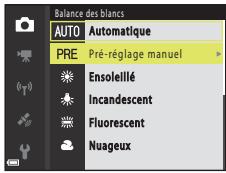 NIKON COOLPIX W300 - Utilisation de l'option Pré-réglage manuel - 1