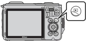 NIKON COOLPIX W300 - Appuyez sur la commande ▶ (visualisation) pour passer en mode de visualisation. - 1