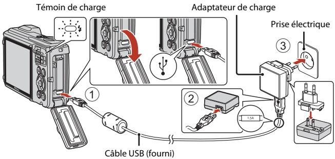 NIKON COOLPIX W300 - Charge de l'accumulateur - 1