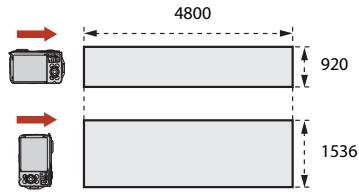 NIKON COOLPIX W300 - Taille d'image du Panoramique simplifié - 1