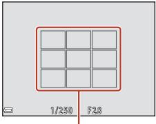 NIKON COOLPIX W300 - Mode de zones AF - 2