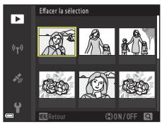 NIKON COOLPIX W300 - Utilisez les touches ◆ du sélecteur multidirectionnel pour sélectionner l'image souhaitée. - 1