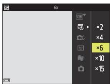 NIKON COOLPIX W300 - Sélectionnez une vitesse de lecture à l'aide de la commande ▲▼ du sélecteur multidirectionnel et appuyez sur la commande Ⓔ. - 1