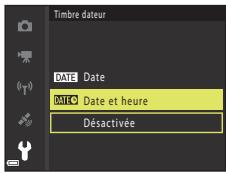 NIKON COOLPIX W300 - Sélectionnez un réglage et appuyez sur la commande OK. - 2