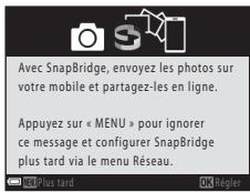 NIKON COOLPIX W300 - Lorsque la boîte de dialogue ci-contre s'affiche, suivez les instructions ci-dessous et appuyez sur la commande MENU ou Ⓞ. - 1