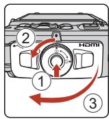 NIKON COOLPIX W300 - Insertion de l'accumulateur et de la carte mémoire - 1