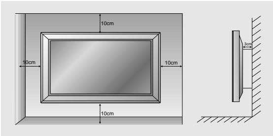 LG-GOLDSTAR MZ50PZ43 - Installation du moniteur - 1