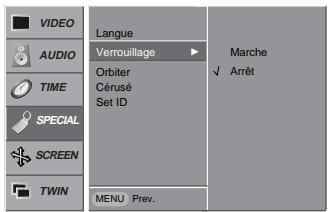 LG-GOLDSTAR MZ50PZ43 - Verrouillage - 1