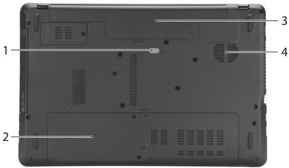 PACKARD BELL EASYNOTE TE7OBH-31BB - VUE frontale - 4
