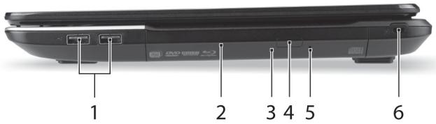 PACKARD BELL EASYNOTE TE7OBH-31BB - VUE frontale - 3