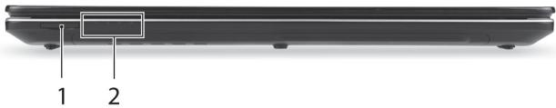 PACKARD BELL EASYNOTE TE7OBH-31BB - VUE frontale - 1