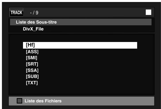 ONKYO DV-BD507 - Pour lire le sous-titre divx® créé par l'utilisateur - 1