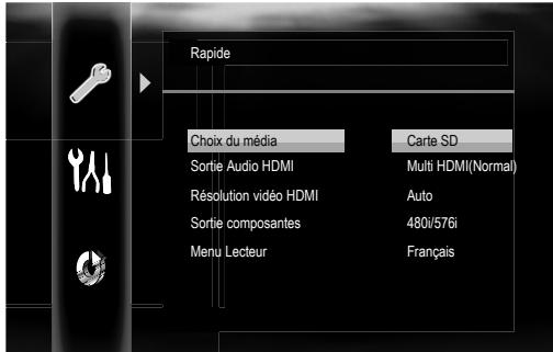ONKYO DV-BD507 - Appuyez plusieurs fois sur [ENTER] pour sélectionner "carte SD - 1