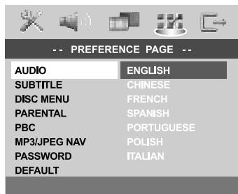PHILIPS LX3900SA+LX3950W - Choix de la langue doublage, sous-titres et menu disque - 1