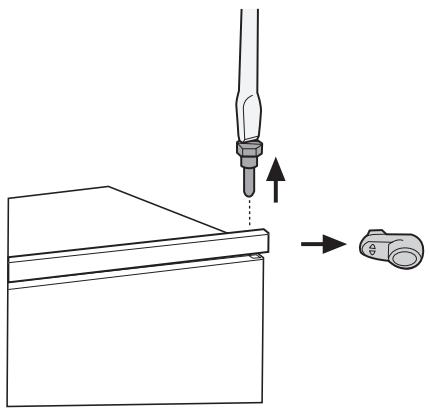 DE DIETRICH DFS 914 JE - Réversibilité de la porte - 1