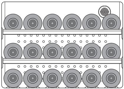 SMEG CAVEAVINCVI118LWN2 - Disposition des bouteilles - 1