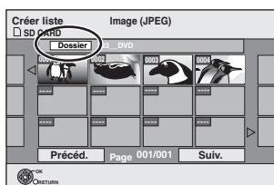 PANASONIC DMR-EX88EF-K - ■ Pour sélectionner un autre dossier - 1