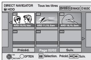 PANASONIC DMR-EX88EF-K - Écran Tous les titres - 1