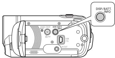 CANON FS305 - Affichage sur I'ecran et code de données - 1