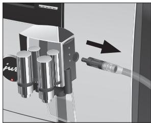 JURA GIGA 5 - Démontage et rinçage de l'écoulement combiné - 1