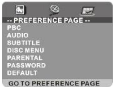 TAKARA VIC28 - Réglage des préférences - 1